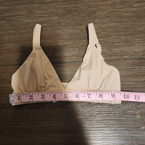 Skims Fits Everybody Triangle Bralette NWT Tan XXS - Picture 3 of 7
